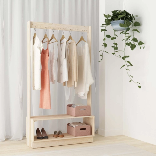 organizadores de madera para ropa